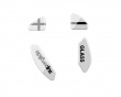 Glass Skates for Xtrfy M4 Wireless - White