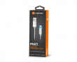 PRATI Charging Cable Micro USB to USB-A 2.0 - Silver LED 1m