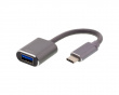 USB-C to USB-A OTG adapter - Aluminum