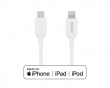 USB-C to Lightning MFi - Charge/sync cable 1m - White