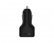 Car Charger CC-S3, 2xUSB-A, 24 W - Black