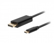 USB-C to DisplayPort Cable 4k 60Hz Black - 3m