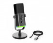 AMPLIGAME AM8 RGB USB/XLR Microphone - Dynamic Mic - Black
