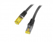 CAT.6A S/FTP LSZH CU -  Ethernet cable - Black - 1.5 Meter