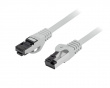 CAT 8.1 S/FTP LSZH - Ethernet cable - Grey - 1m