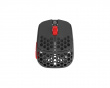 HSK Pro 4K Wireless Mouse Fingertip - Grey/Red