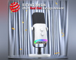 AMPLIGAME AM8 RGB USB/XLR Microphone - Dynamic Mic - White