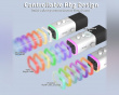 AMPLIGAME AM8 RGB USB/XLR Microphone - Dynamic Mic - White