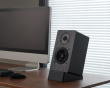 Tilted Desktop Speaker Stand Pair - Medium - Black