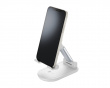 Desk Holder - Foldable Table Stand for Smartphones & Tablets - White