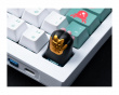 Kitty Paw Silicone Aluminum Alloy Artisan Keycap - Black