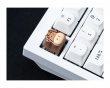 Cute Cow Silicone Aluminum Alloy Artisan Keycap - Brown