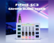 AMPLIGAME SC3 Gaming USB Mixer - Audio Mixer for Streaming & Podcast - White
