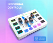 AMPLIGAME SC3 Gaming USB Mixer - Audio Mixer for Streaming & Podcast - White