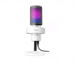 AMPLIGAME A9 USB Gaming Microphone RGB - White