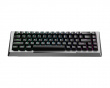 Zenblade 65 CNC Mechanical Keyboard - Shine through - Silver