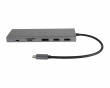 USB-C Docking Station with 12 Ports - Grey