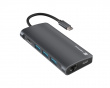 Fowler 2 USB Hub - USB-C Multiport Adapter 8 in 1 (100W)