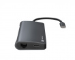 Fowler 2 USB Hub - USB-C Multiport Adapter 8 in 1 (100W)