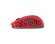 HTR 8K Wireless Honeycomb Gaming Mouse - Red