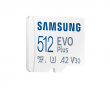 EVO Plus microSDXC UHS-I U3 512GB & SD adapter - Flash Memory Card