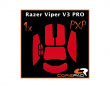 PXP Grips for Razer Viper V3 Pro - Red