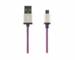 USB-A to USB Micro-B - 1m - Purple