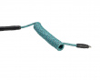 Detachable USB-C Coiled/Straight Cable Set - Cyber Teal