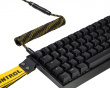 Detachable USB-C Coiled/Straight Cable Set - Take Control (Black/Yellow)