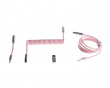 Detachable USB-C Coiled/Straight Cable Set - Blossom Pink