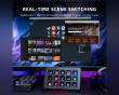 AMPLIGAME D6 Stream Controller - Streaming Deck - Schwarz