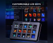 AMPLIGAME D6 Stream Controller - Streaming Deck - Schwarz