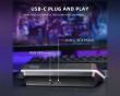 AMPLIGAME D6 Stream Controller - Streaming Deck - Schwarz