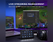 AMPLIGAME D6 Stream Controller - Streaming Deck - Schwarz