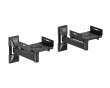 Adjustable Wall Mount Speaker Pair - Black