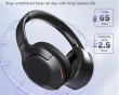 X3 Bluetooth ANC Headphones Over-Ear - Black