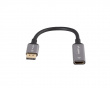 DisplayPort to HDMI Adapter 8K Black - 0.2m