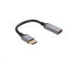 DisplayPort to HDMI Adapter 8K Black - 0.2m