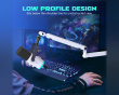 TAM8 Dynamic Gaming Microphone and Boom Arm - White