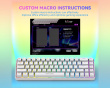 AmpliGame GK1W ANSI Keyboard - White