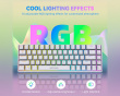 AmpliGame GK1W ANSI Keyboard - White