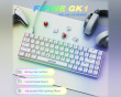 AmpliGame GK1W ANSI Keyboard - White