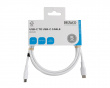 USB-C Charging Cable 60W Silicone - White - 1,5m