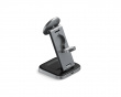 3-in-1 Foldable Qi2 Wireless Charging Stand - Space Grey