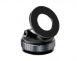 Vacuum Phone Holder with Magnetic Ring - Black