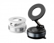 Vacuum Phone Holder with Magnetic Ring - Black