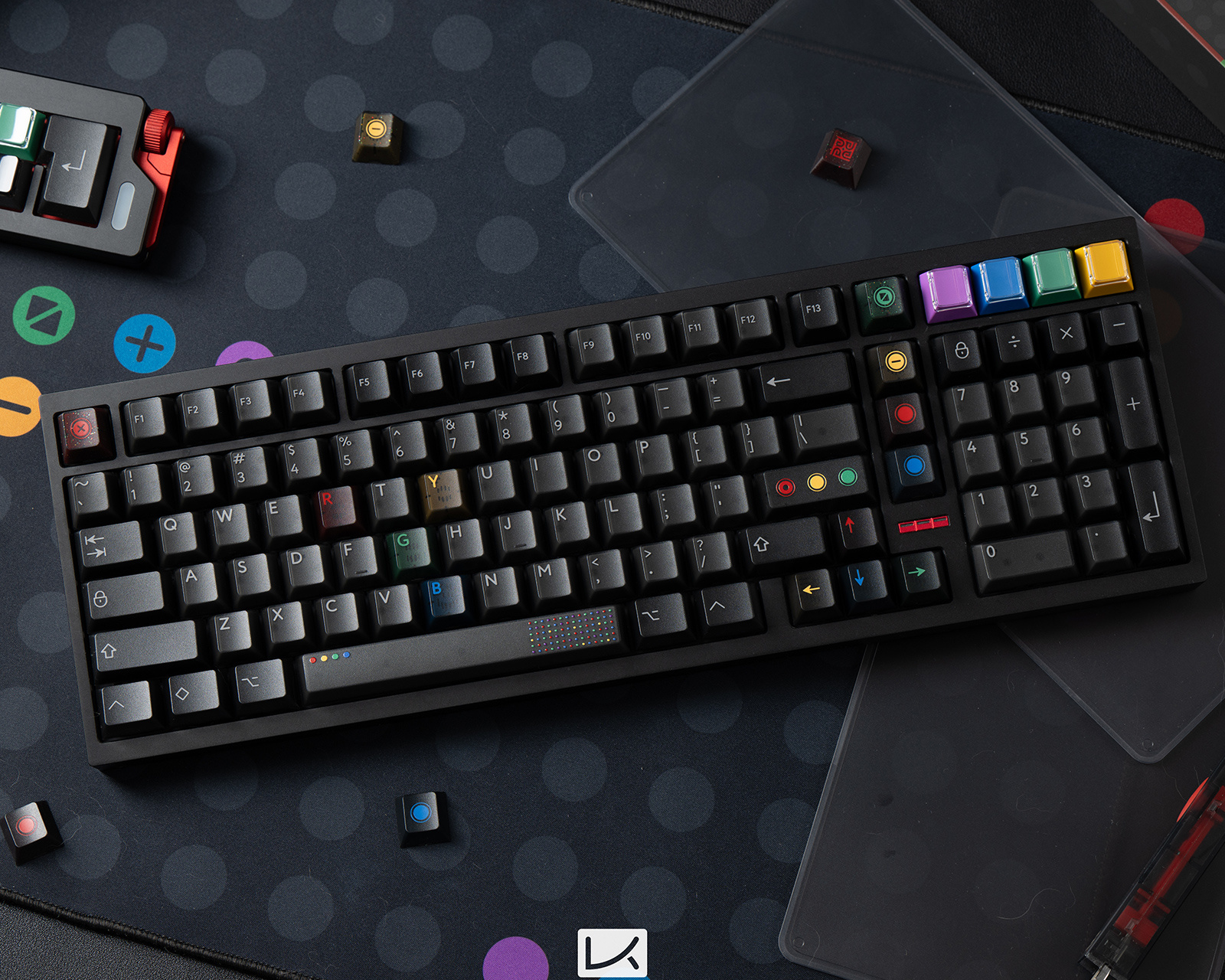 KBDFans PBTFans Retro Dark Lights R2 Keycap Set - Thumbnail 5