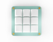 9-Key MacroPad - Turquoise