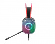 DH230 Semi-transparant RGB Gaming Headset - Black