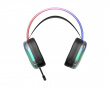 DH230 Semi-transparant RGB Gaming Headset - Black